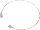 Jewel Touch Angel Wings Shape Design Collar Alloy Choker