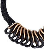 Jewel Touch Twist and Turn Alloy Necklace