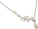 Jewel Touch Silver Color Triangle Shape Alloy Necklace
