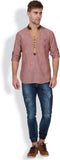 FreeHand Solid Men's Straight Kurta