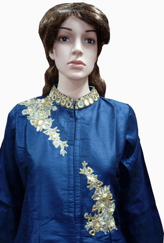 AaliyaB Embellished Women's Flared Kurta