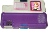 Karta Frozen With Calculator & Dual Sharpner Art Plastic Pencil Box