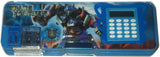 Karta Transformers With Calculator & Dual Sharpner Art Plastic Pencil Box