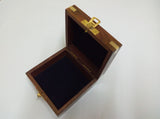 Kartique Handmade Wooden Box for Women Jewel Organizer Square Anchor Décor Jewellery Box Vanity Jewellery