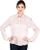 Kasturi Women's Checkered Casual Shirt