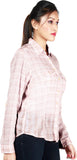 Kasturi Women's Checkered Casual Shirt