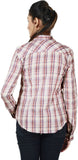 Kasturi Women's Checkered Casual Shirt