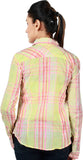Kasturi Women's Checkered Casual Shirt