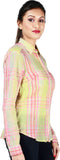 Kasturi Women's Checkered Casual Shirt