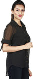 Kasturi Women's Solid Casual Shirt