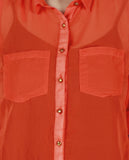 Kasturi Women's Solid Casual Shirt