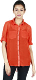 Kasturi Women's Solid Casual Shirt