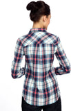 Bedazzle Women's Checkered Casual Shirt