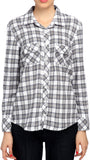 Bedazzle Women's Checkered Casual Shirt