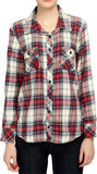Bedazzle Women's Checkered Casual Shirt
