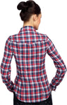 Bedazzle Women's Checkered Casual Shirt