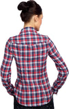 Bedazzle Women's Checkered Casual Shirt