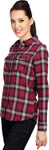 Bedazzle Women's Checkered Casual Shirt
