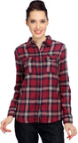 Bedazzle Women's Checkered Casual Shirt