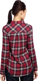 Bedazzle Women's Checkered Casual Shirt