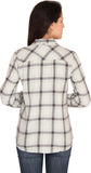 Bedazzle Women's Checkered Casual Shirt