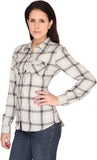 Bedazzle Women's Checkered Casual Shirt