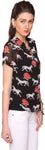 Bedazzle Women's Animal Print Casual Shirt