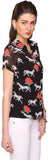 Bedazzle Women's Animal Print Casual Shirt