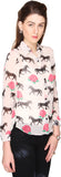 Bedazzle Women's Animal Print Casual Shirt
