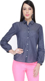 Bedazzle Women's Solid Casual Shirt