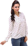 Kashana Fashions Women's Polka Print Casual Shirt