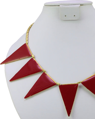 UpTown Alloy, Enamel Necklace