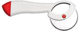 King International Ergonomic Design with Long Gripped Handle Rolling Pizza Cutter