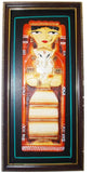 Karukraft Multicolour Terracotta Parvati Ganesha Showpiece  -  2 cm