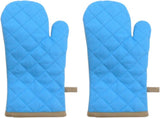 Cotonex Blue Cotton Kitchen Linen Set
