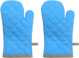 Cotonex Blue Cotton Kitchen Linen Set