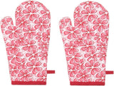 Cotonex Pink Cotton Kitchen Linen Set