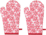 Cotonex Pink Cotton Kitchen Linen Set