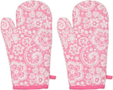 Cotonex Pink Cotton Kitchen Linen Set