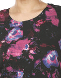 Coash Casual Sleeveless Printed Women's Black, Pink Top