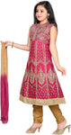 Aarika Girl's Kurta and Churidar Set
