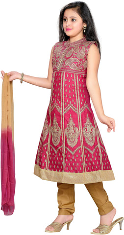 Aarika Girl's Kurta and Churidar Set