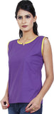 S9 WOMEN Casual Sleeveless Solid Women's Top