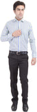 Kayara Collection Men's Striped Formal Shirt