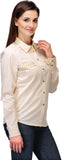 Kiosha Women's Solid Casual Shirt