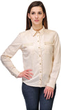 Kiosha Women's Solid Casual Shirt