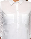 Kiosha Women's Solid Casual Shirt