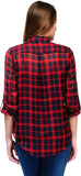 Kiosha Women's Checkered Casual Shirt