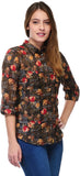 Kiosha Women's Printed Casual Shirt
