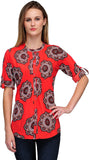 Kiosha Women's Printed Casual Shirt